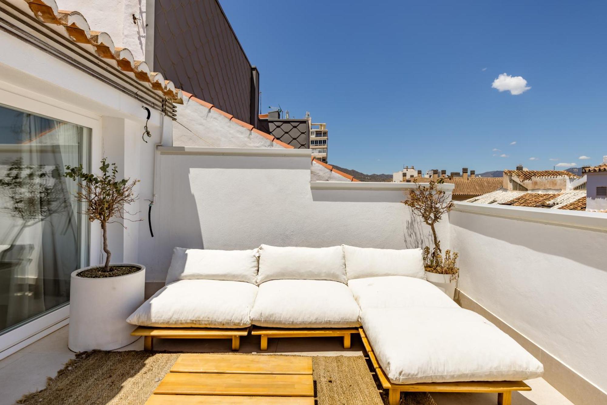 Atarazanas Suite, Atico Con Terraza Málaga Dış mekan fotoğraf