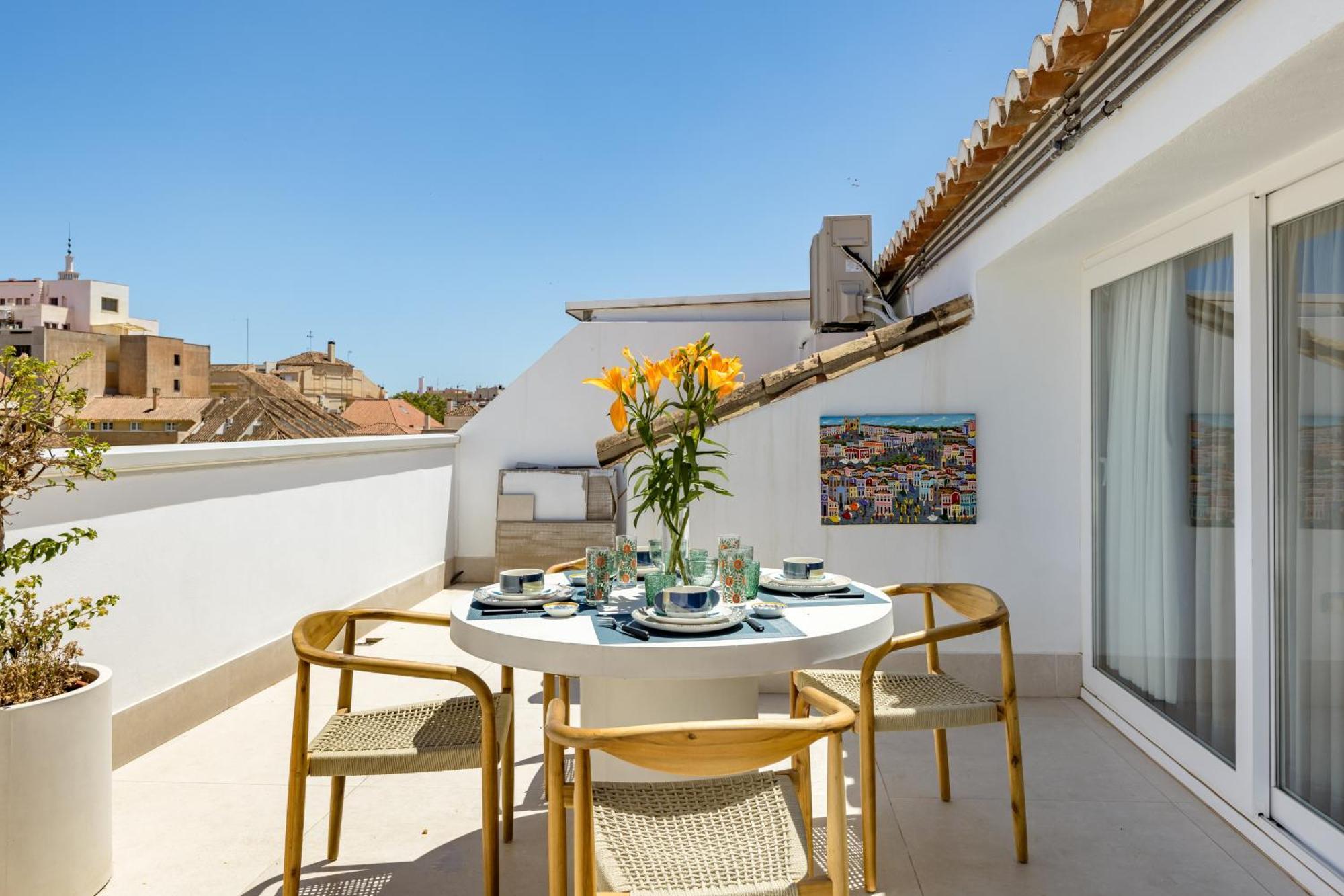 Atarazanas Suite, Atico Con Terraza Málaga Dış mekan fotoğraf